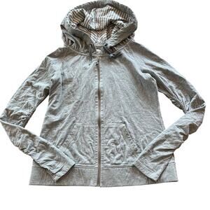 Lululemon Hoodie - Aura Full Zip - Size 6 Gray